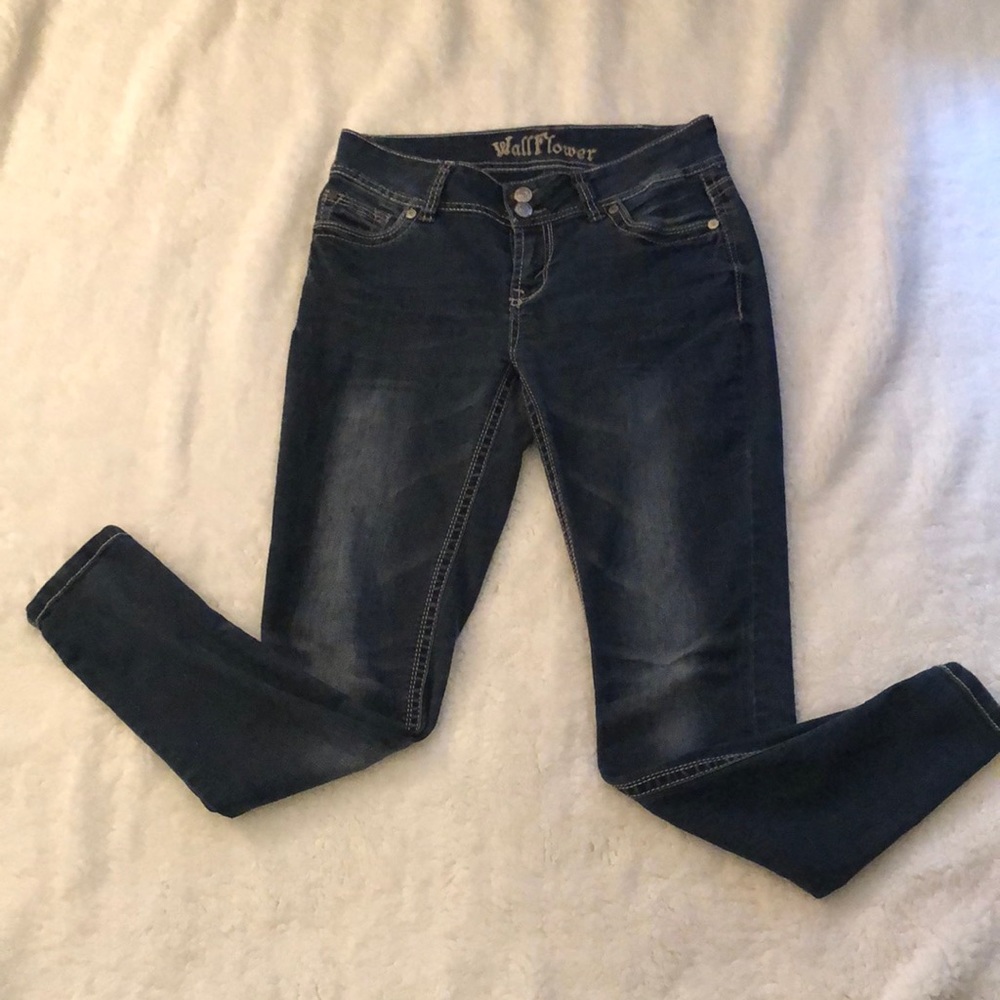 Indigo Denim Tint Finish Skinny Fit Jeans